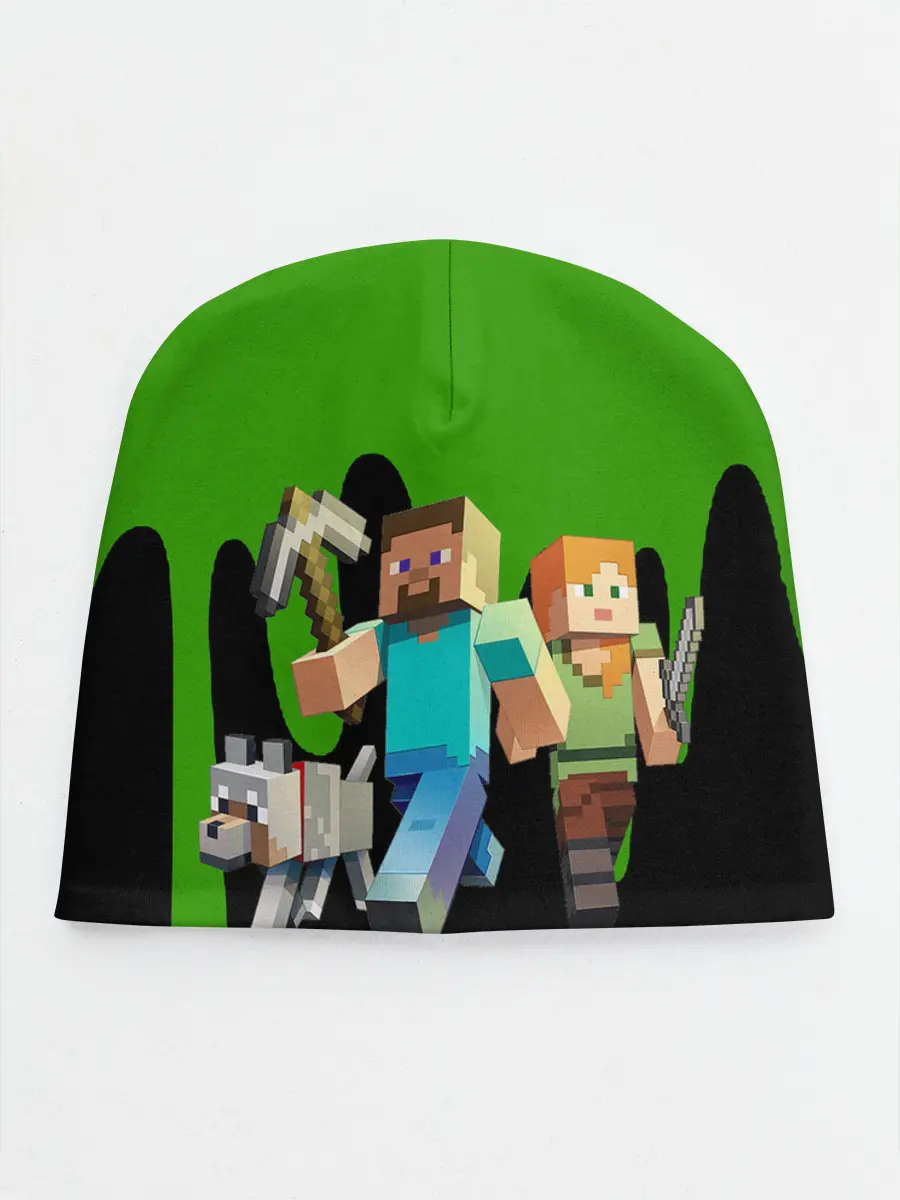 Детская шапка / minecraft