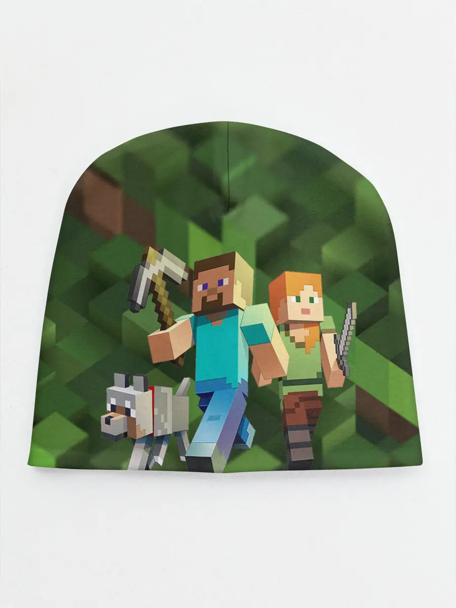 Детская шапка / minecraft