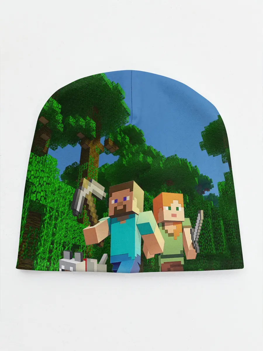 Детская шапка / minecraft
