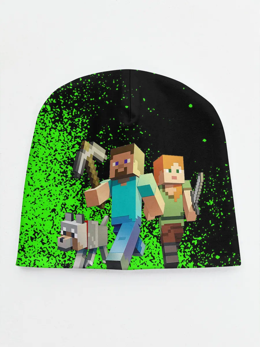 Детская шапка / minecraft