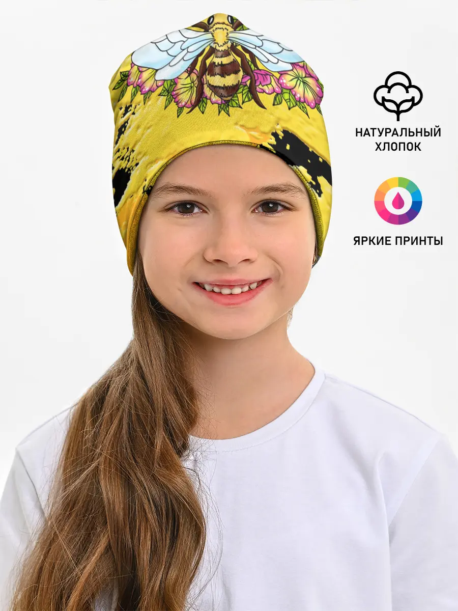 Детская шапка / Пчела