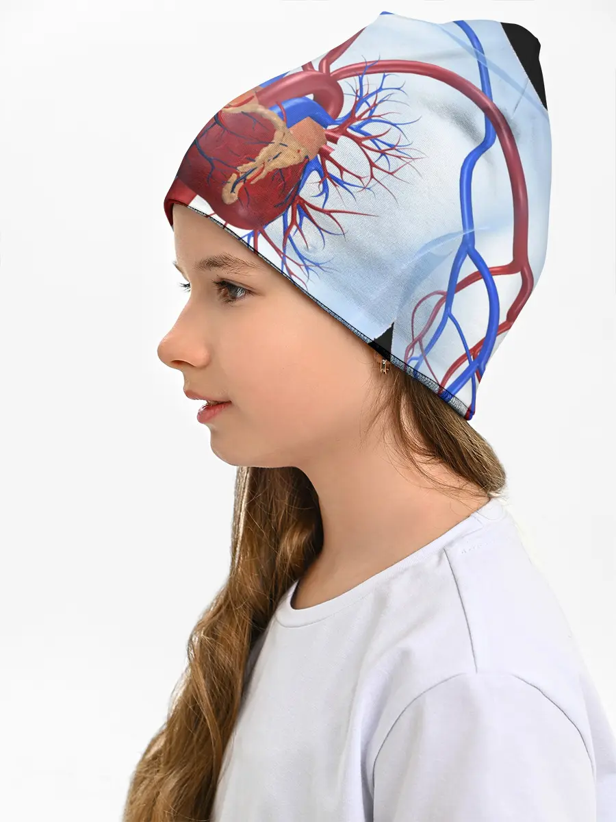 Детская шапка / Сердце