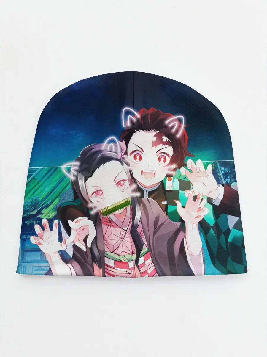 Детская шапка / Убийца демонов милые брат и сестра