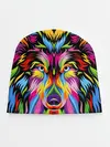 Детская шапка / Neon wolf