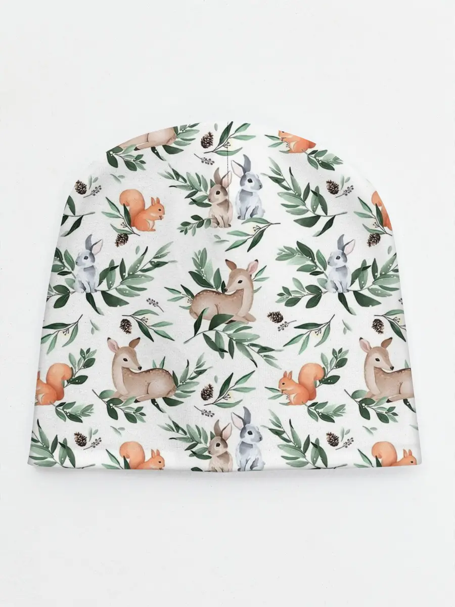 Детская шапка / Лесные животные