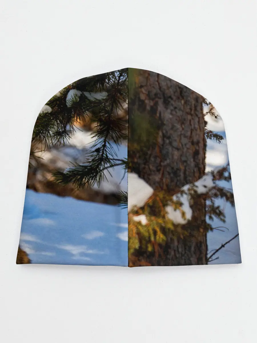 Детская шапка / Лиса в лесу