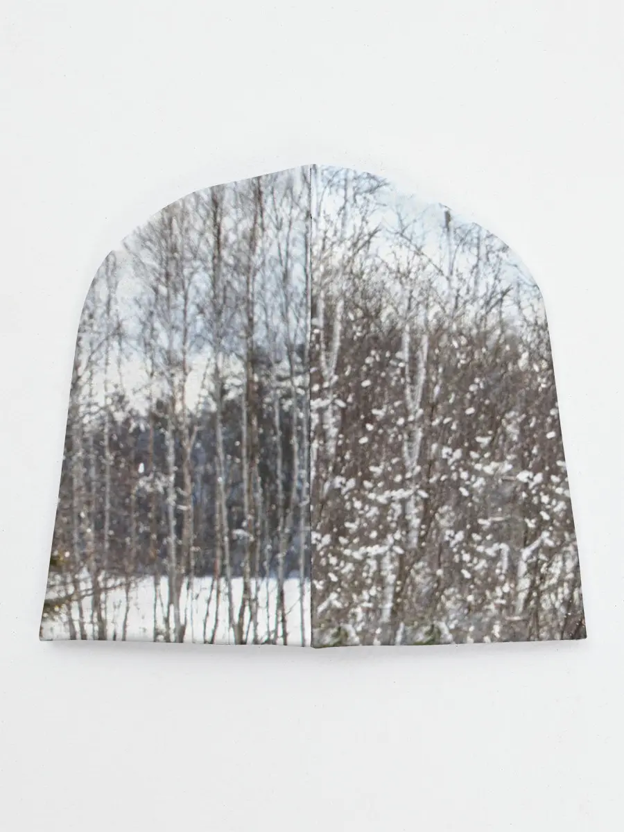 Детская шапка / Конь и снег