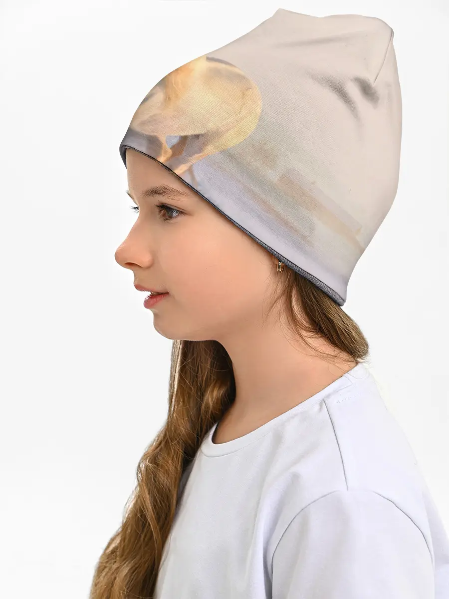 Детская шапка / Белая лошадь