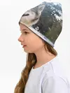 Детская шапка / Волк и снег