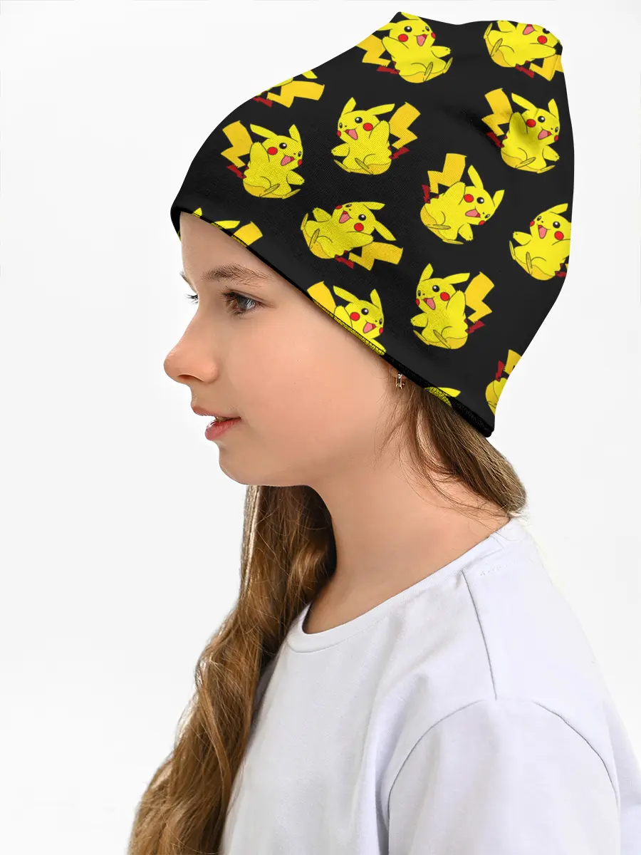 Детская шапка / Веселый пикачу