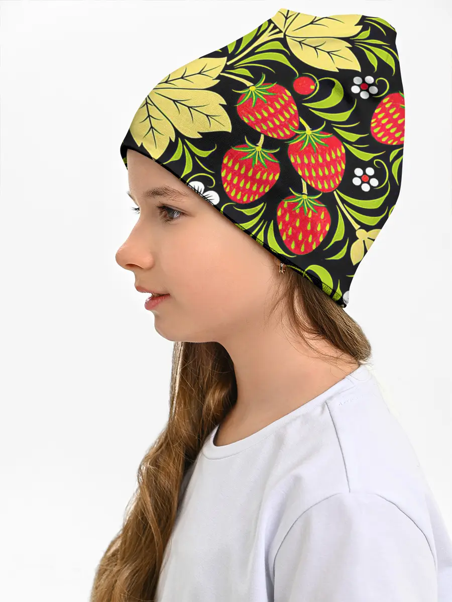 Детская шапка / Хохлома