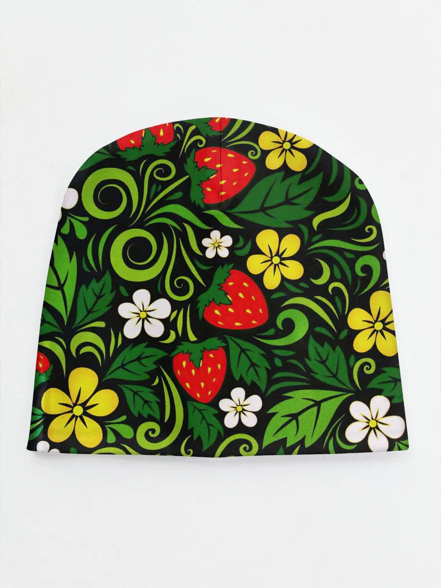 Детская шапка / Хохлома