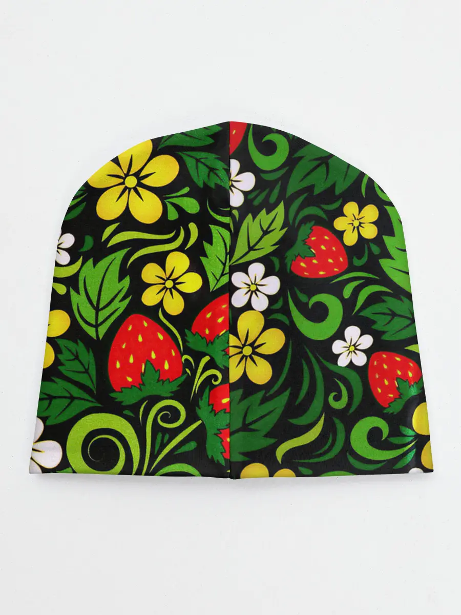 Детская шапка / Хохлома