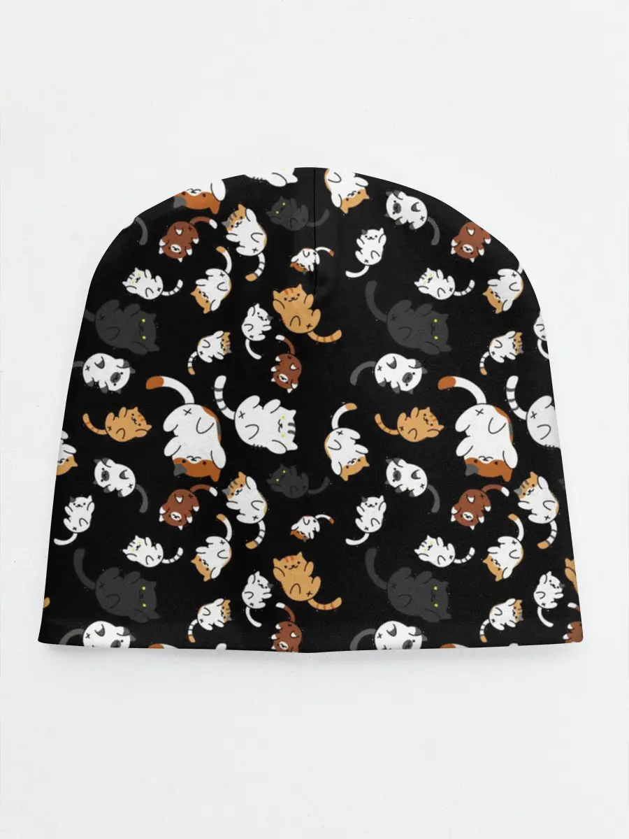Детская шапка / Котята паттерн