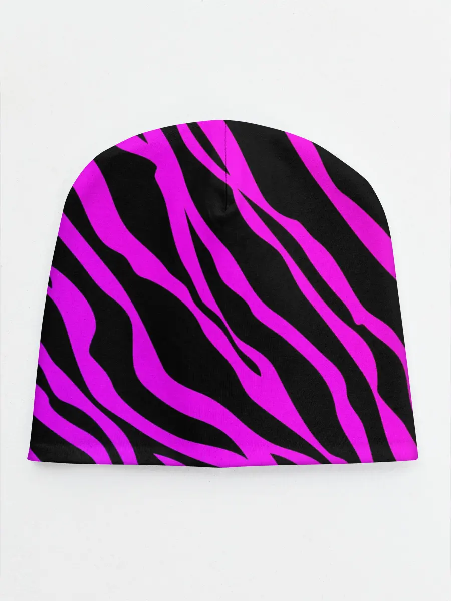 Детская шапка / Неоновая зебра