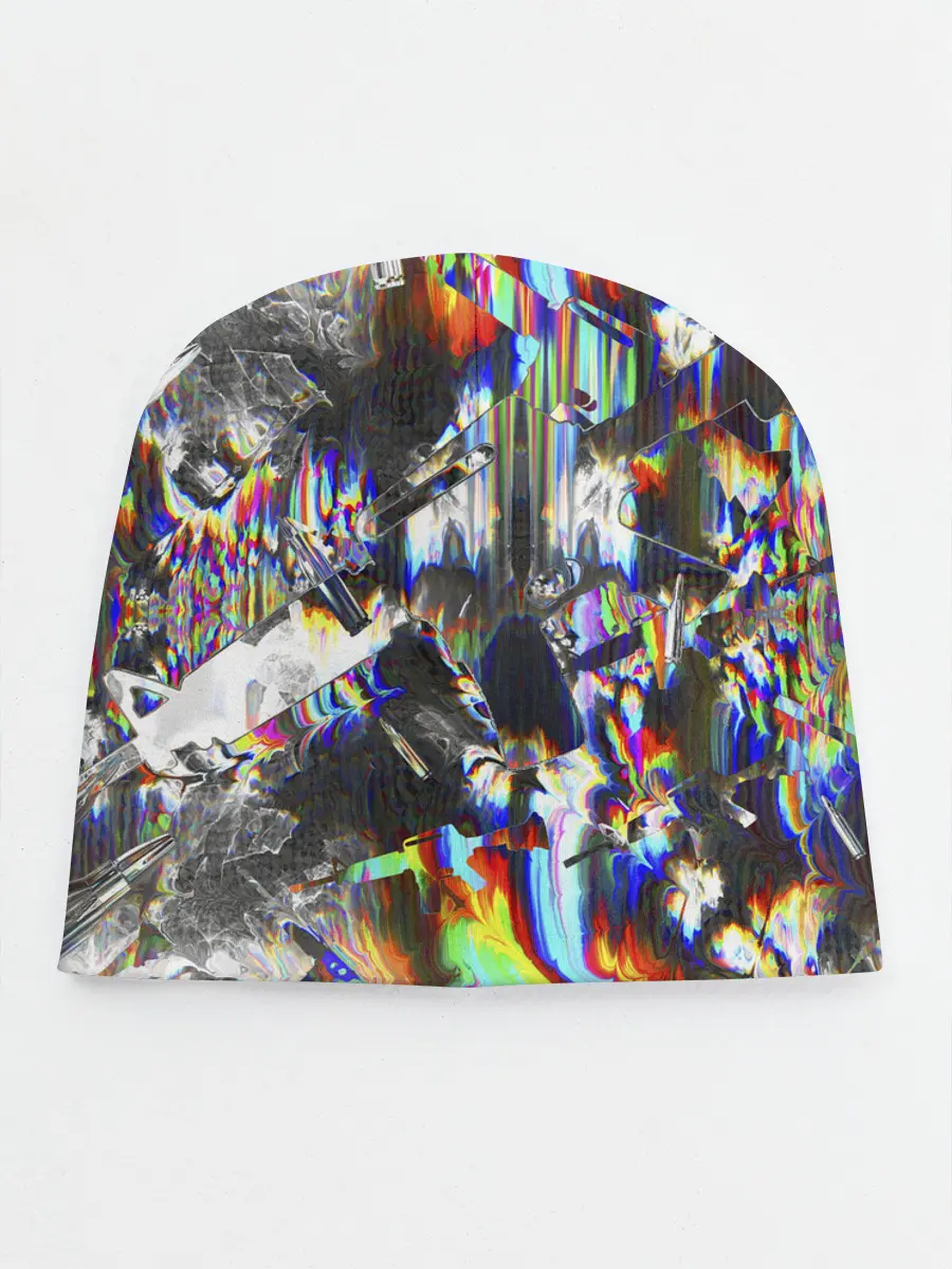 Детская шапка / Gasoline stains abstraction