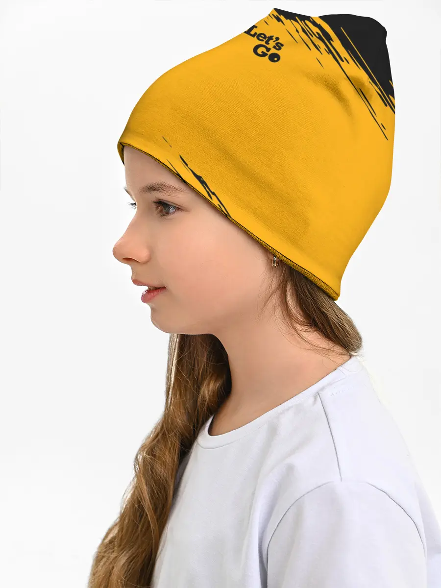 Детская шапка / Pikachu black&yellow