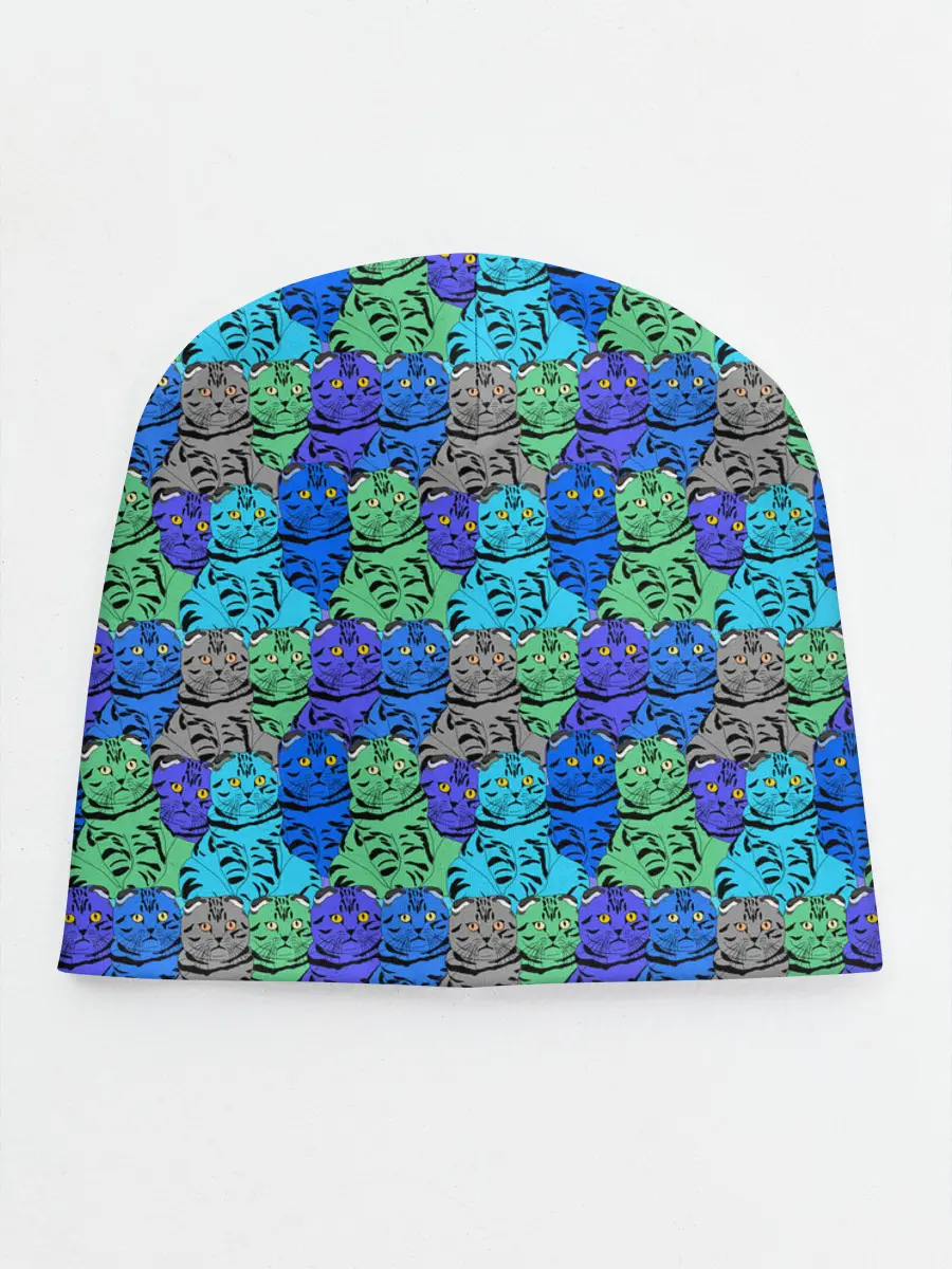 Детская шапка / Толстый кот