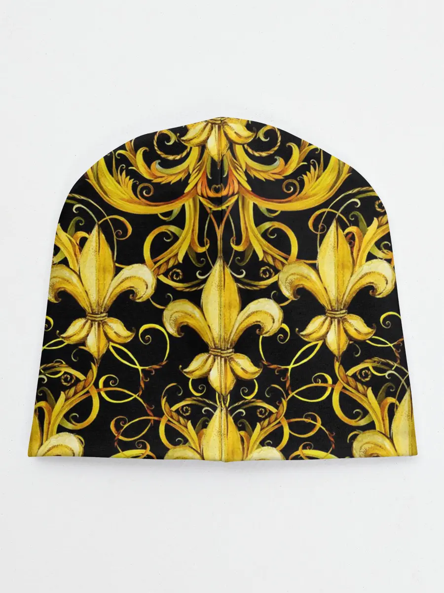 Детская шапка / gold spades
