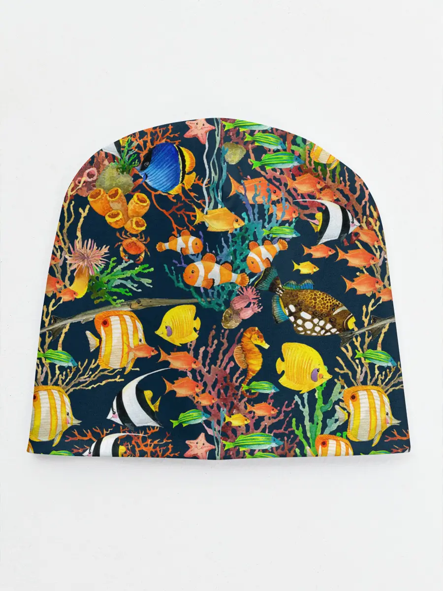 Детская шапка / Морской мир