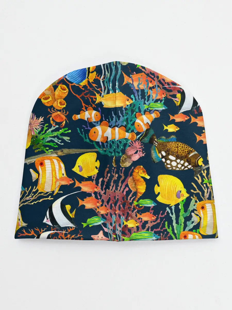 Детская шапка / Морской мир