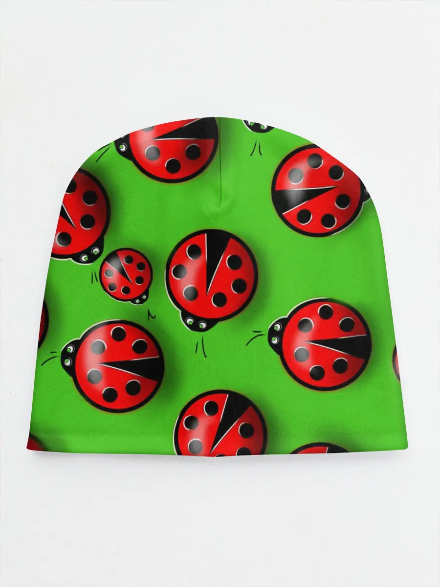 Детская шапка / Божьи коровки