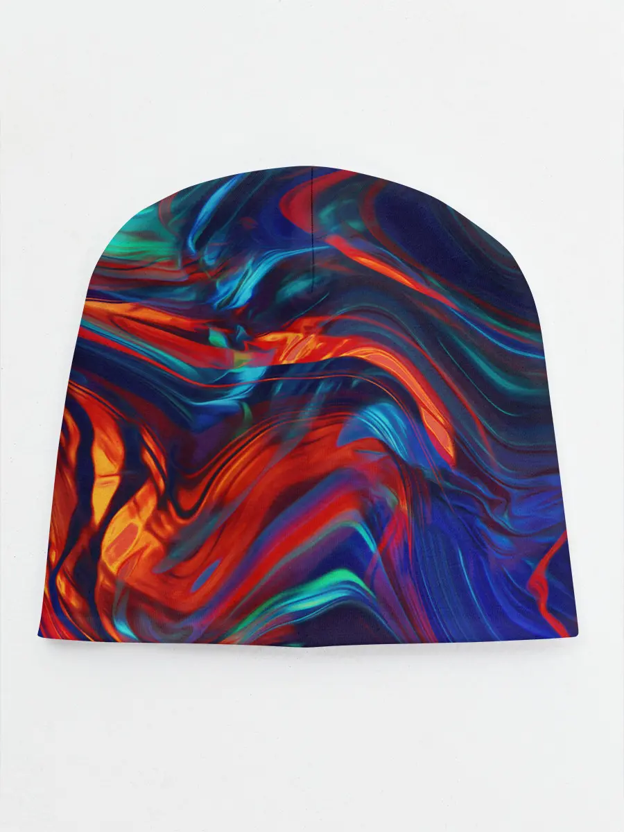 Детская шапка / Абстракция краски