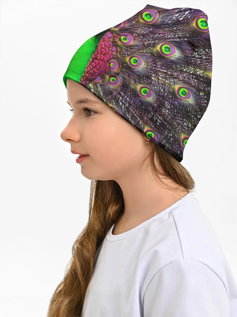 Детская шапка / Оперение Павлина