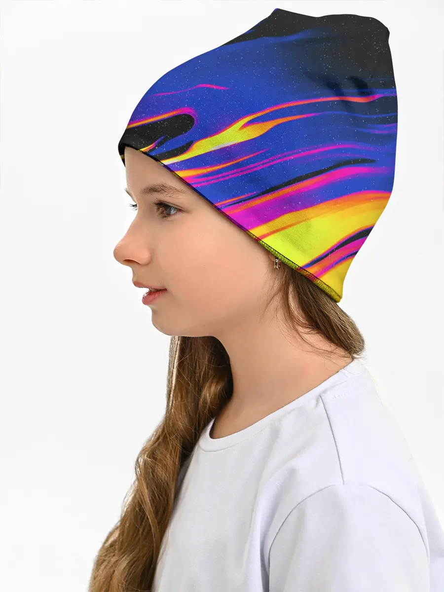 Детская шапка / БЕНЗИНОВЫЕ РАВЗОДЫ / ТЕКСТУРА