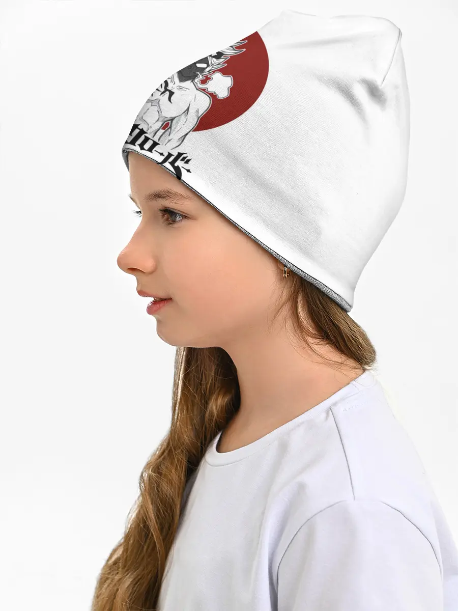 Детская шапка / Черный Аста демон Чёрный клевер