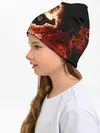 Детская шапка / Аста в маске огонь и пламя