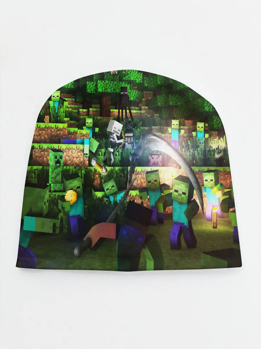 Детская шапка / MINECRAFT Creeper