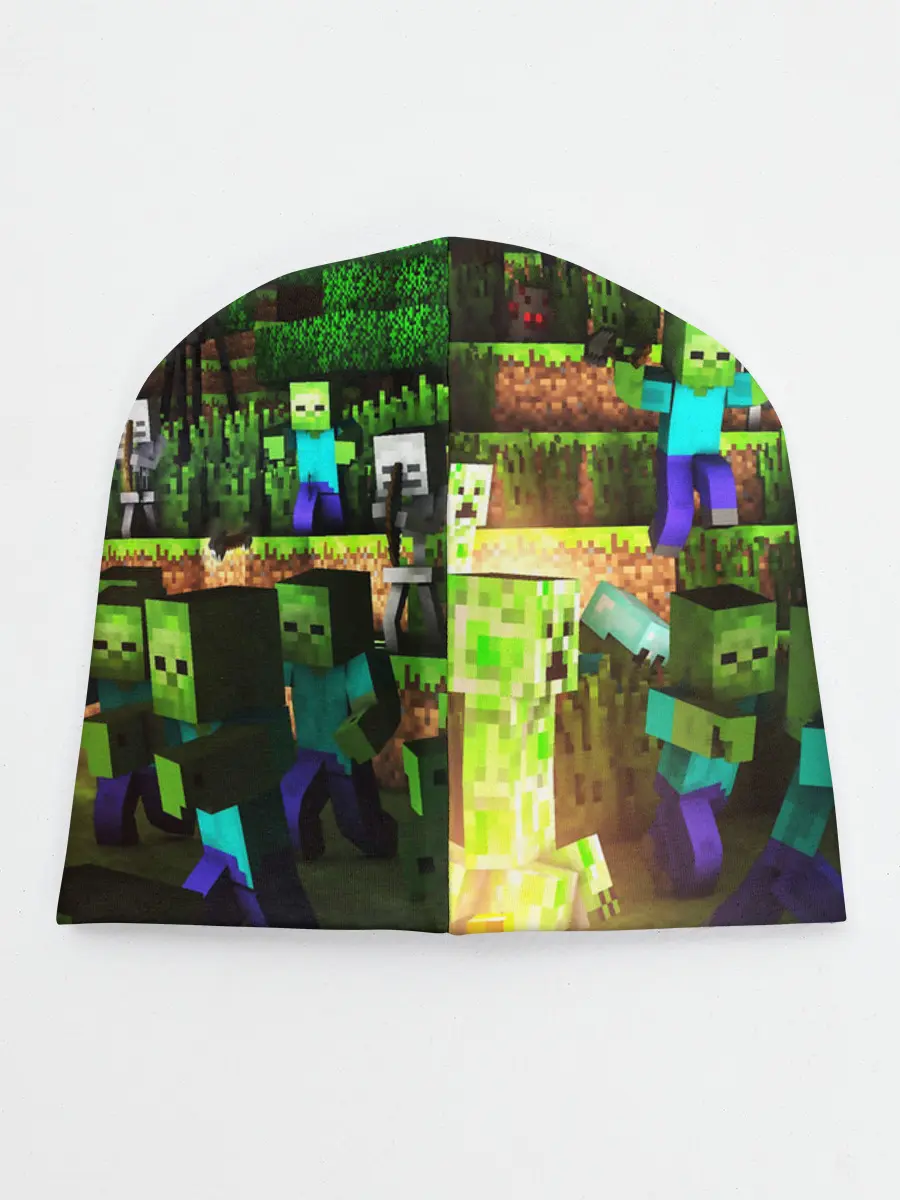 Детская шапка / MINECRAFT Creeper
