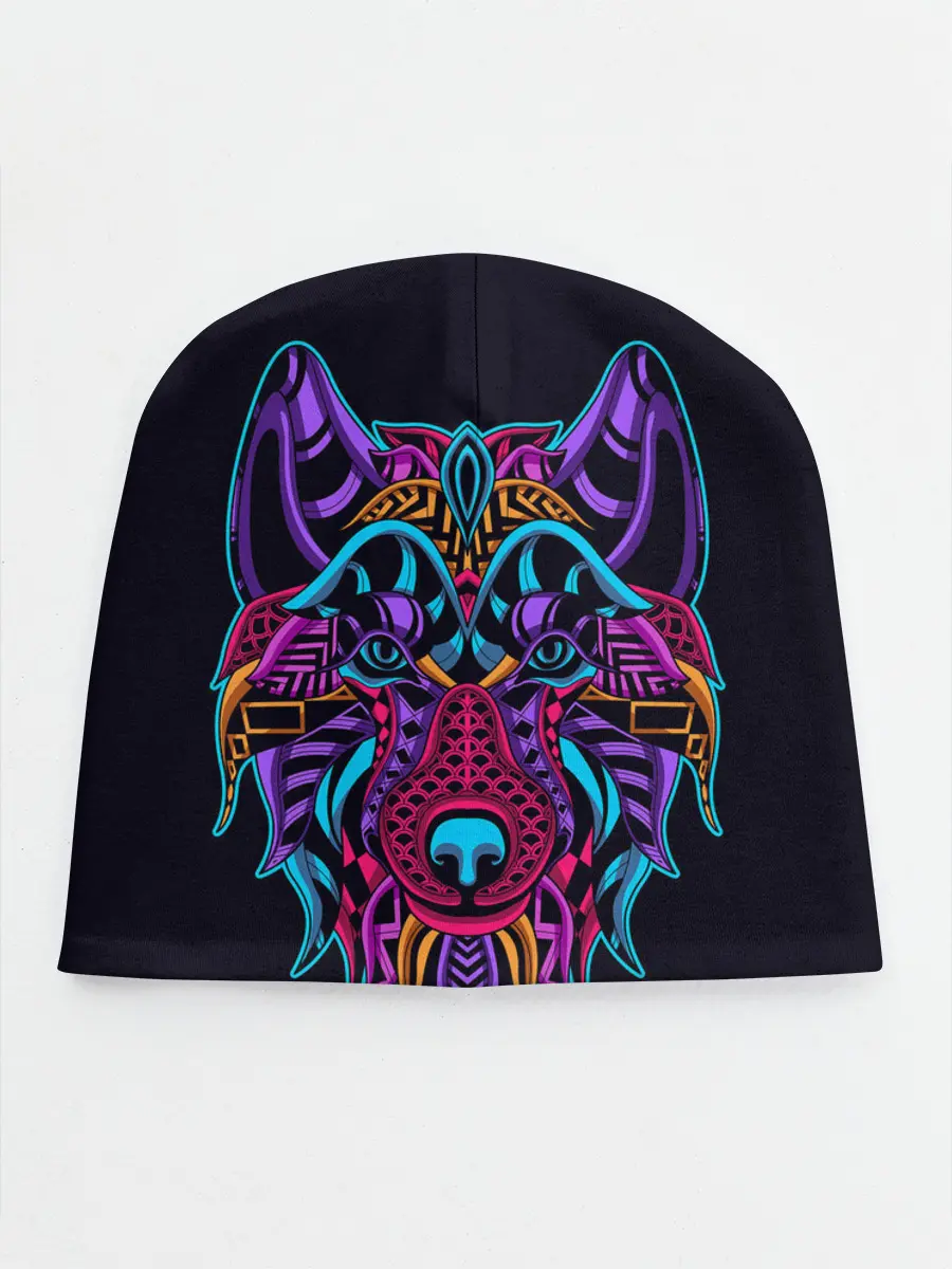 Детская шапка / Неоновый пес