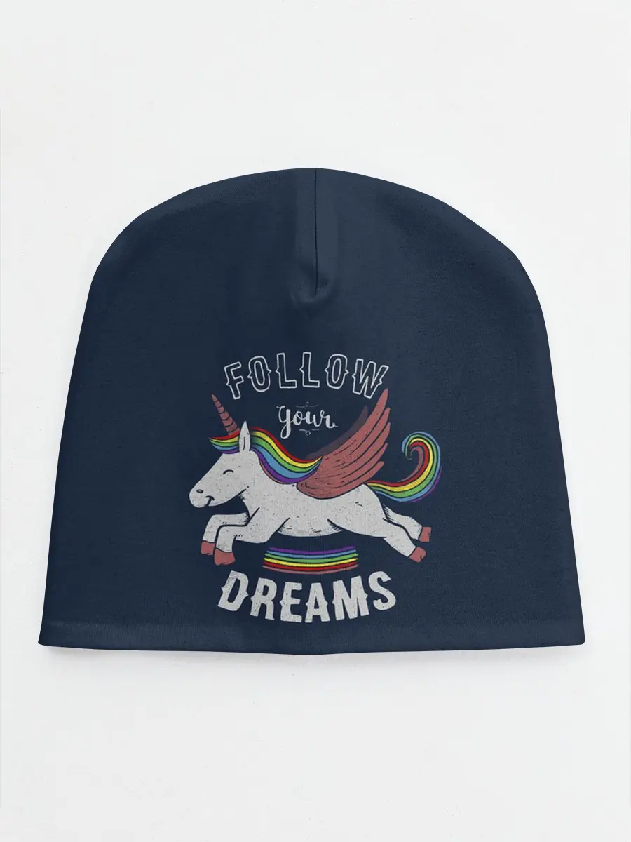 Детская шапка / Unicorn. Follow your Dreams