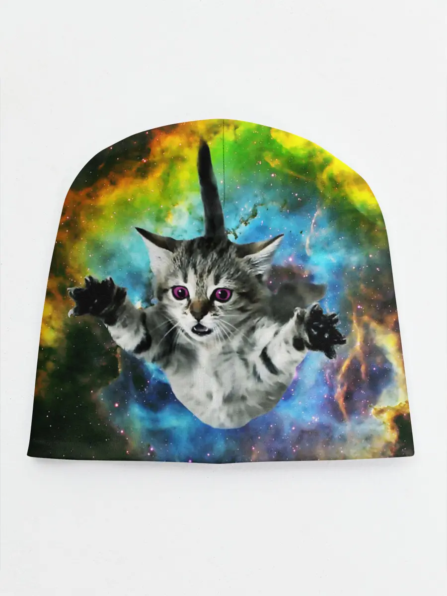 Детская шапка / КОСМИЧЕСКИЙ КОТ