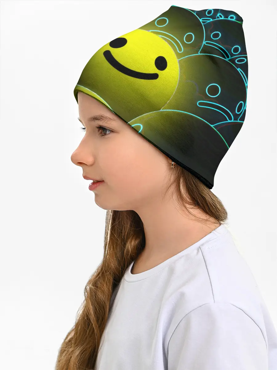 Детская шапка / НЕОНОВЫЕ СМАЙЛЫ