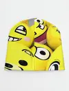 Детская шапка / ЖЕЛТЫЕ СМАЙЛИКИ