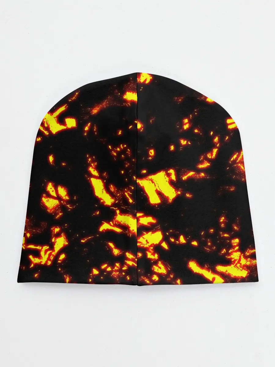 Детская шапка / Kimetsu no Yaiba желтое пламя