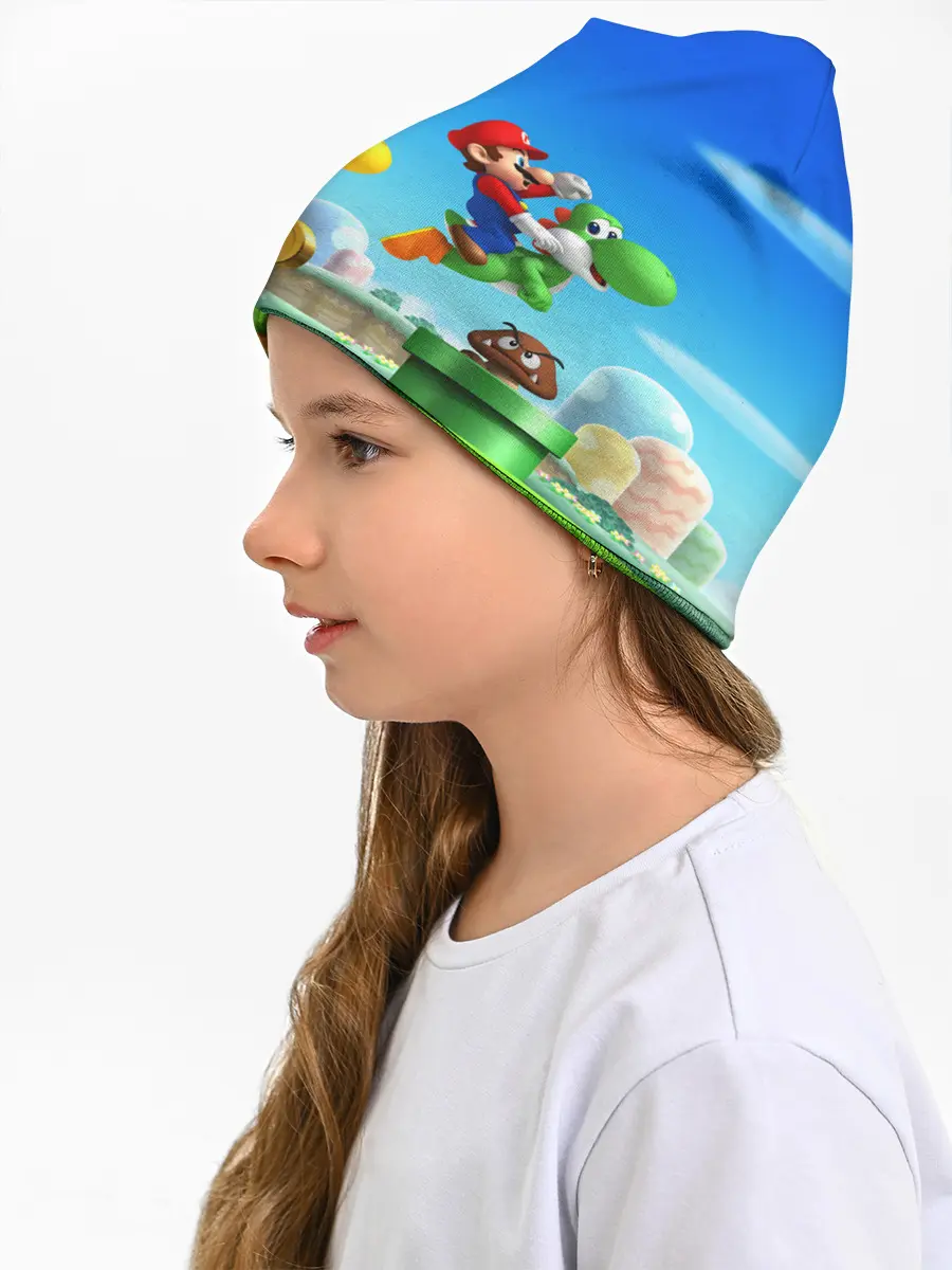 Детская шапка / Марио