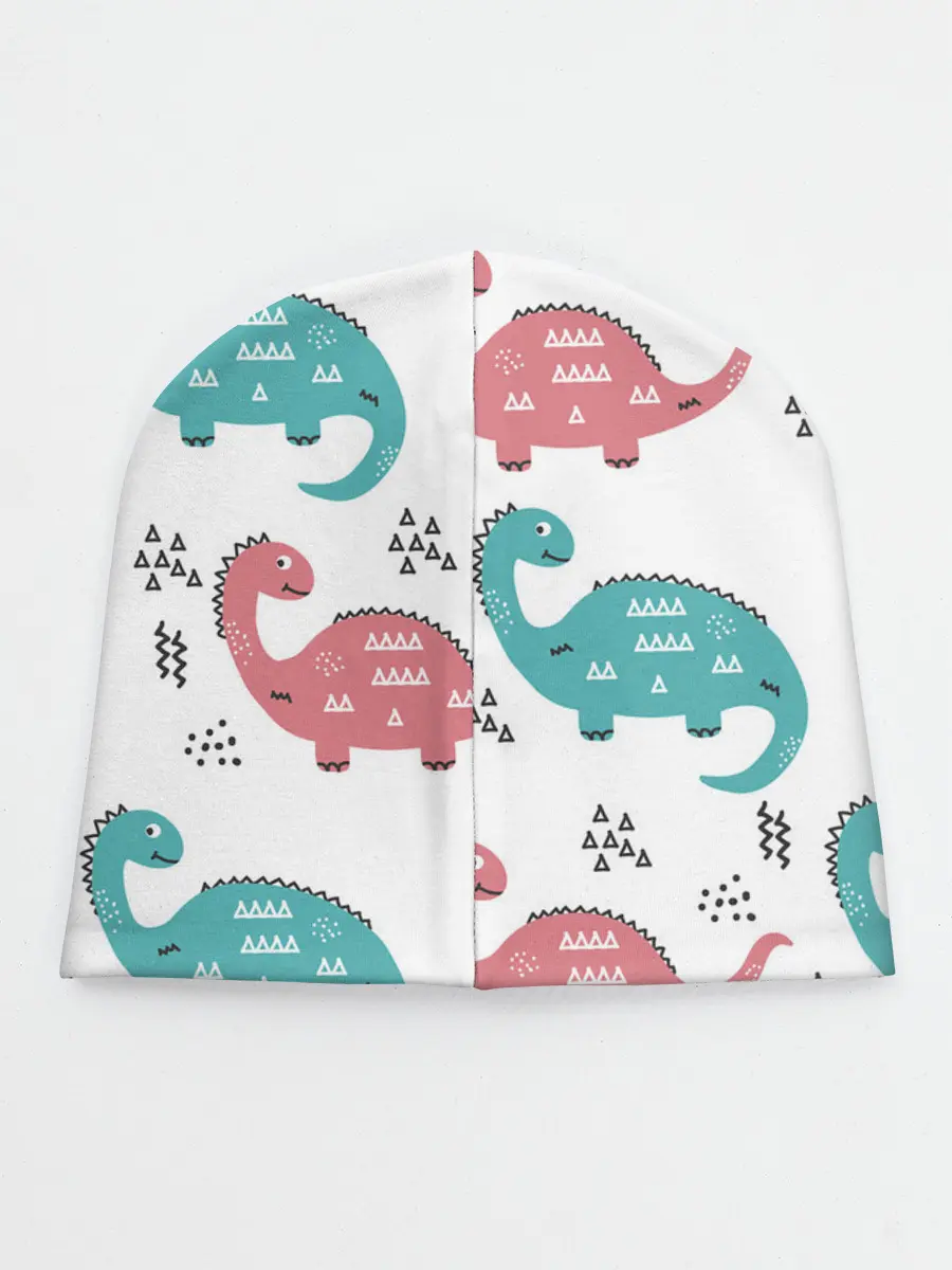 Детская шапка / Милые динозаврики