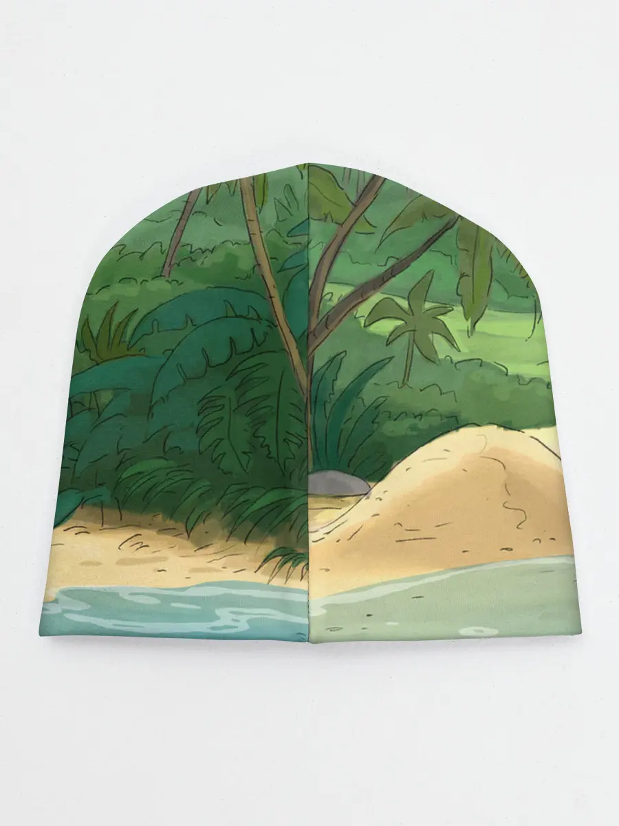 Детская шапка / Bears on the beach