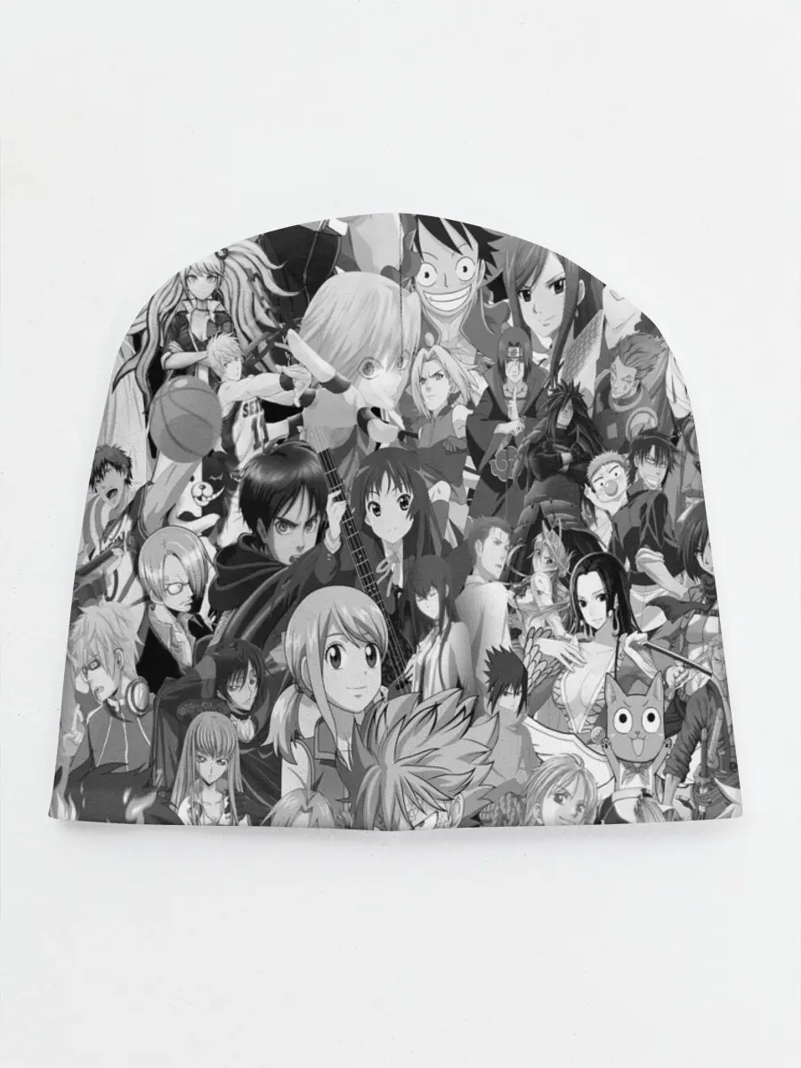 Детская шапка / МНОГО ЧЕРНО-БЕЛЫХ АНИМЕ ДЕВОЧЕК