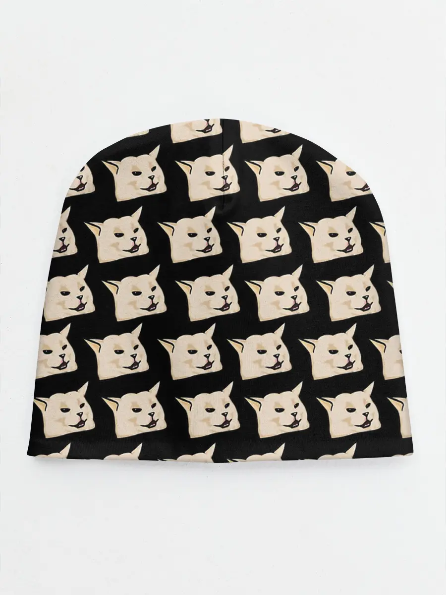 Детская шапка / woman yelling at cat