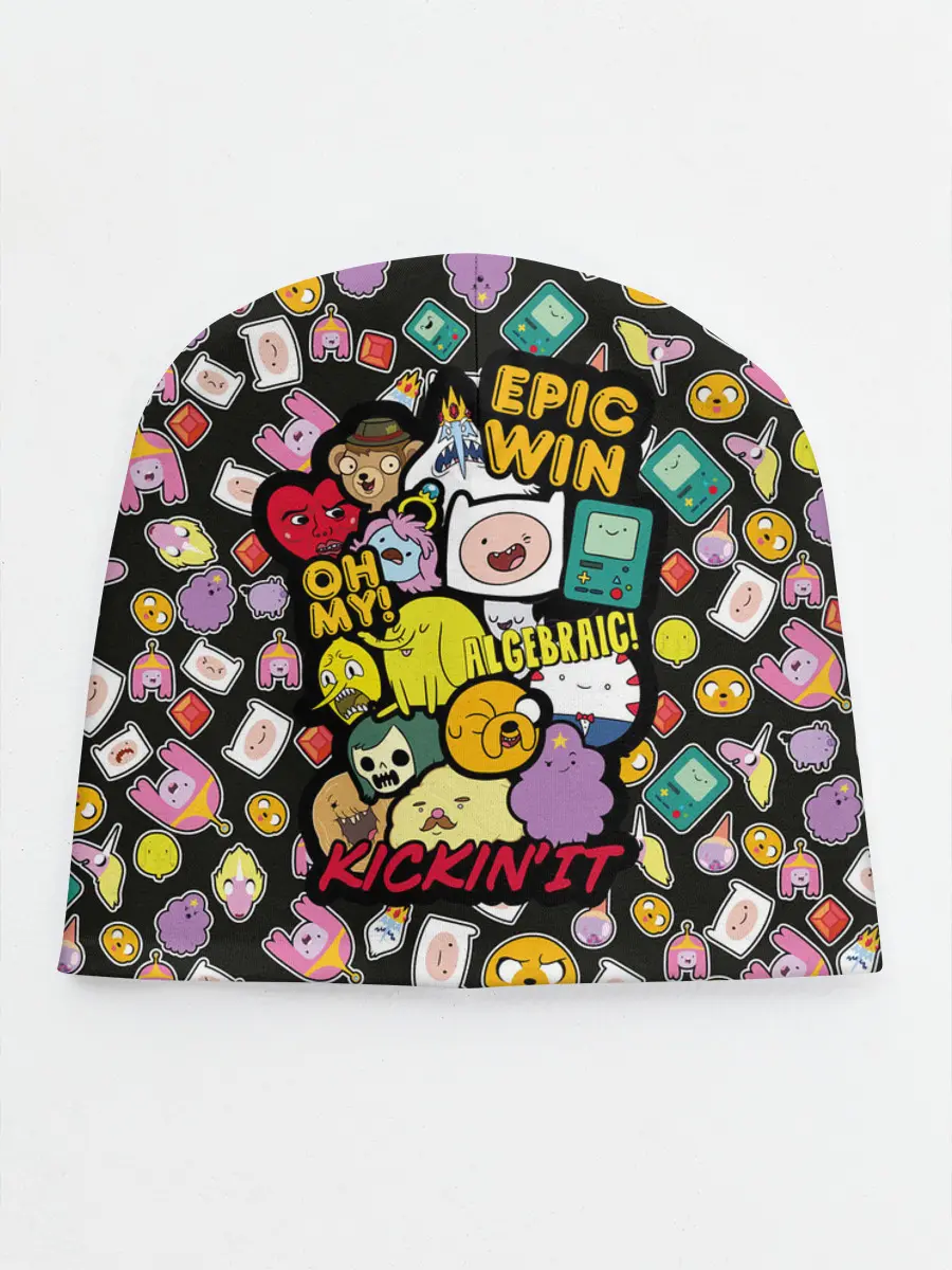 Детская шапка / Adventure Time stickers