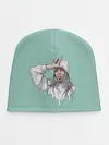Детская шапка / Billie Eilish Mint Art