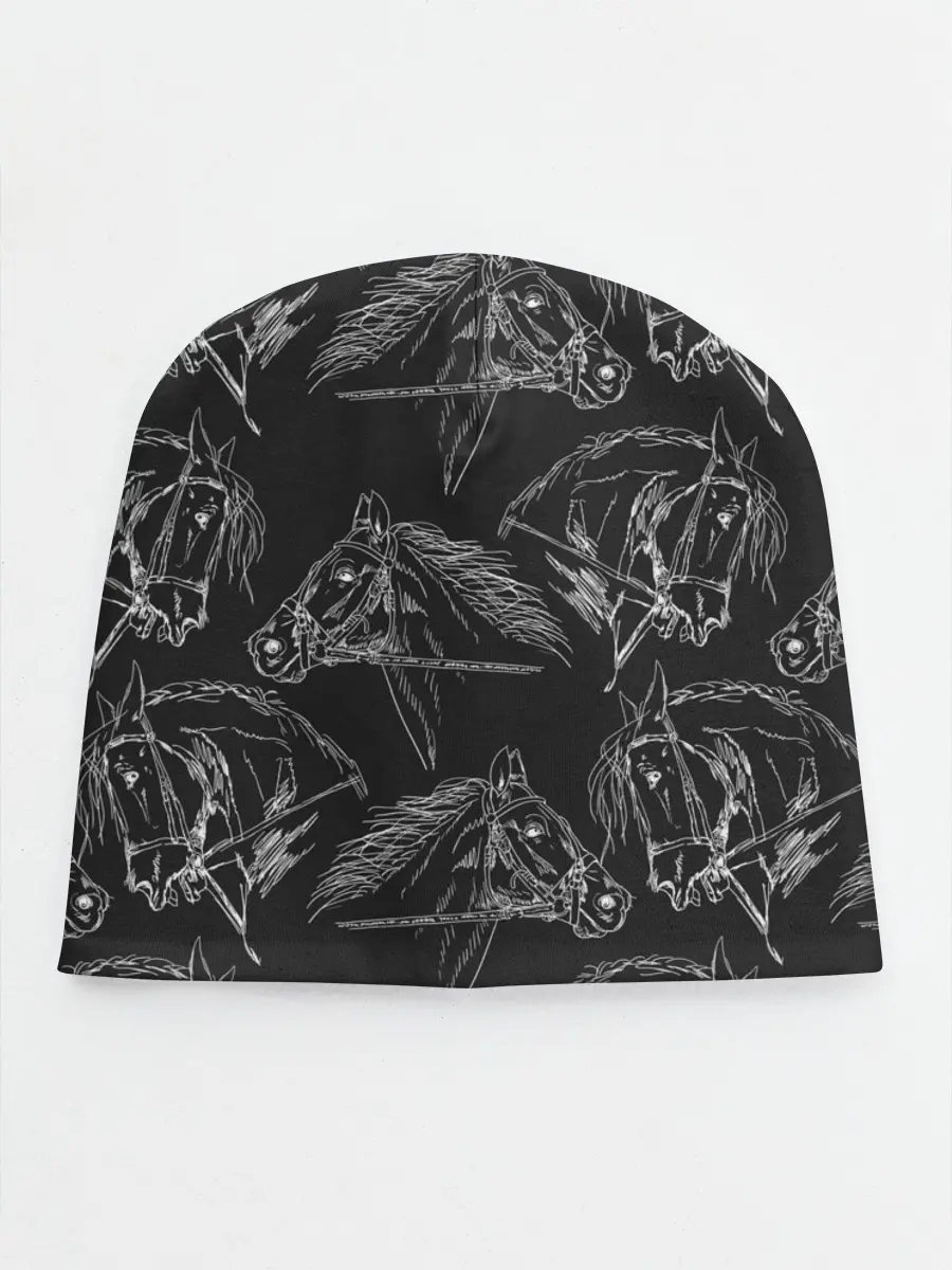 Детская шапка / кони