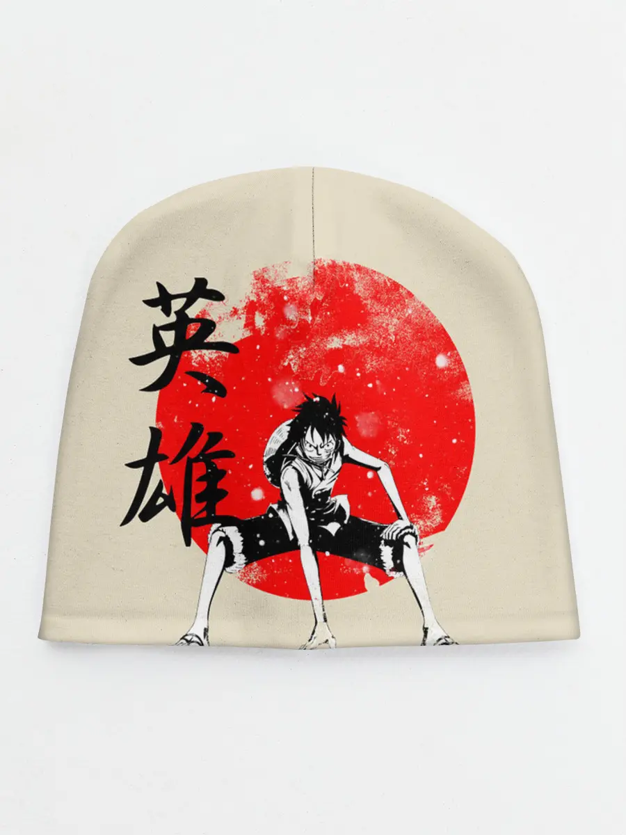 Детская шапка / закатное солнце One Piece