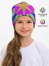 Детская шапка / Неоновый фрактал