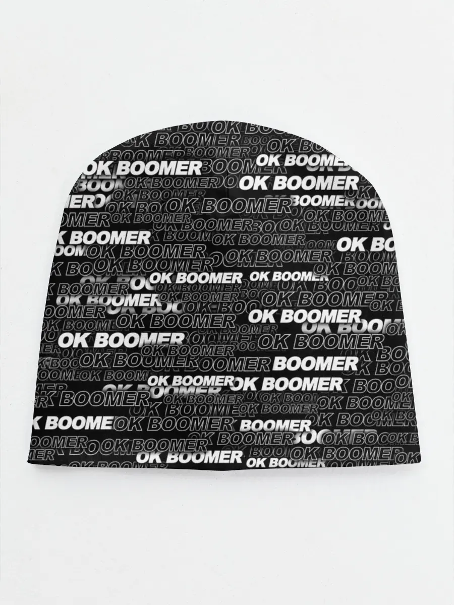 Детская шапка / OK BOOMER